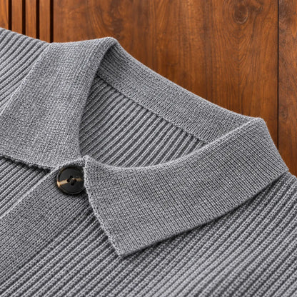 Classic Casual Collared Cardigan