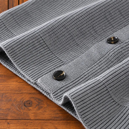 Classic Casual Collared Cardigan