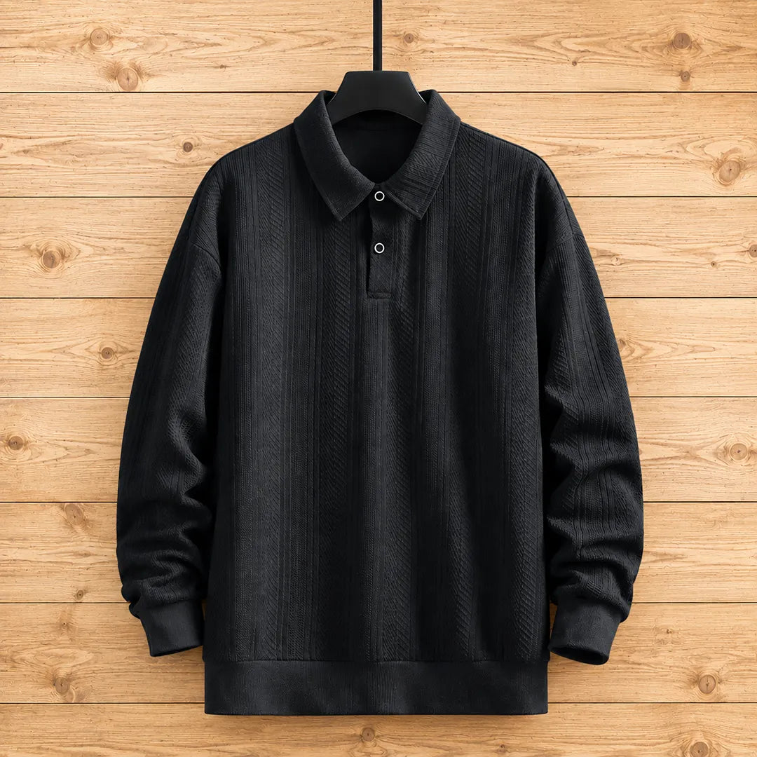 Classic Collared Knit Sweater