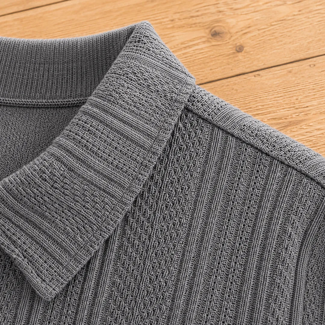 Classic Collared Knit Sweater