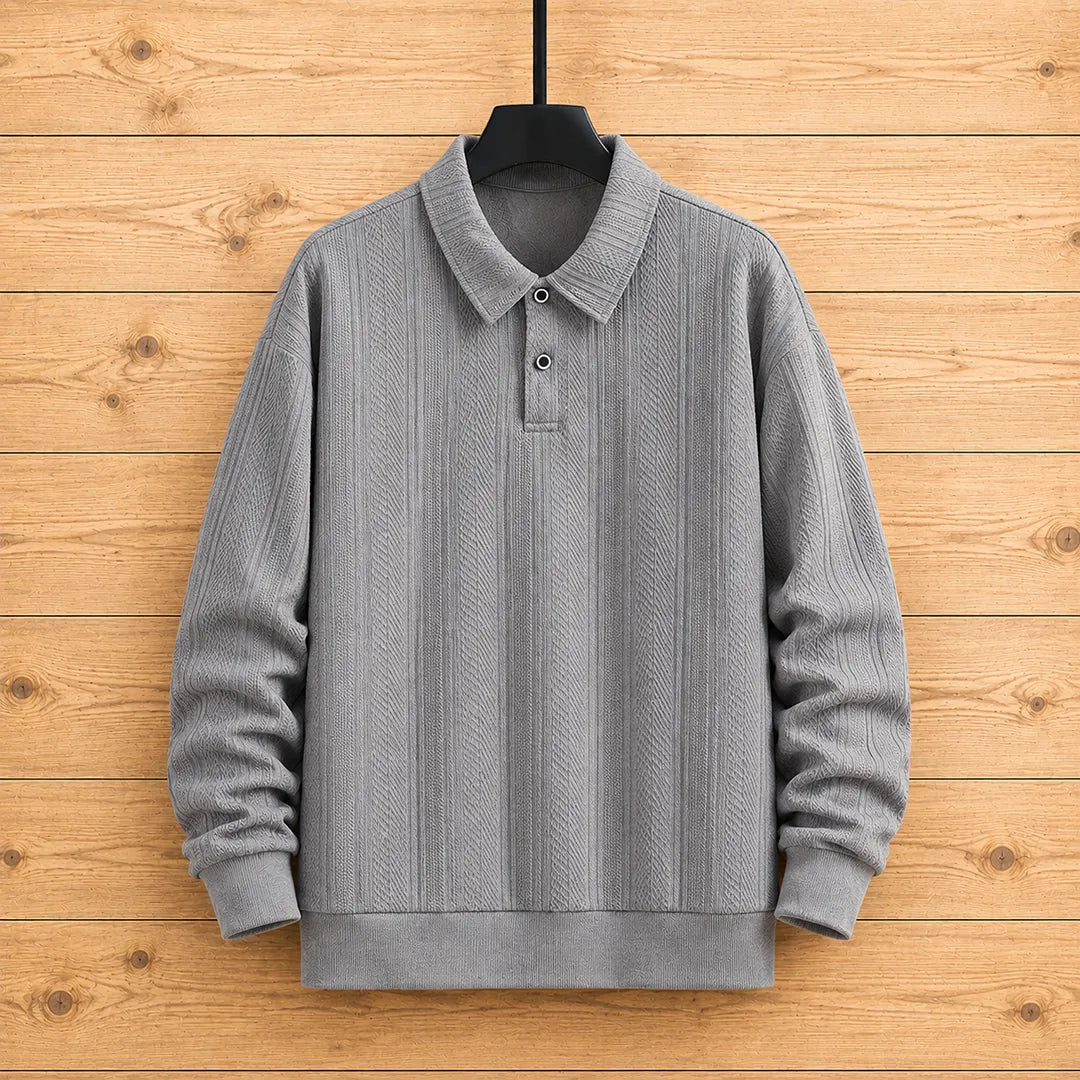 Classic Collared Knit Sweater