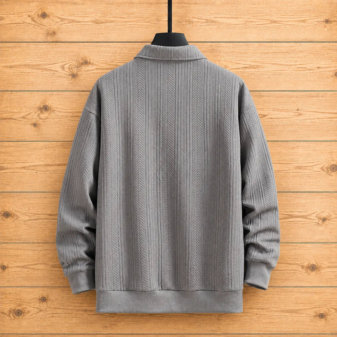 Classic Collared Knit Sweater