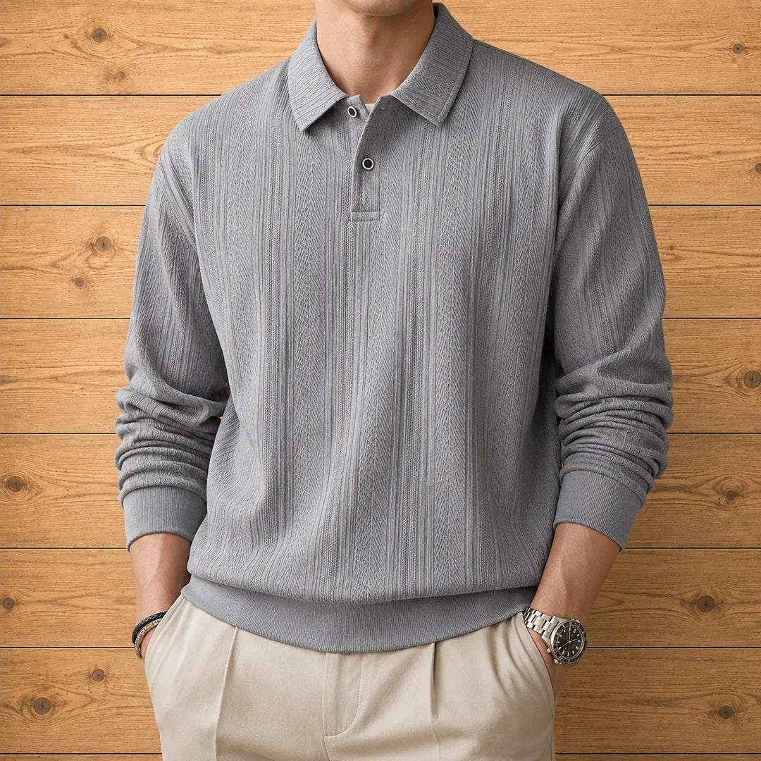 Classic Collared Knit Sweater