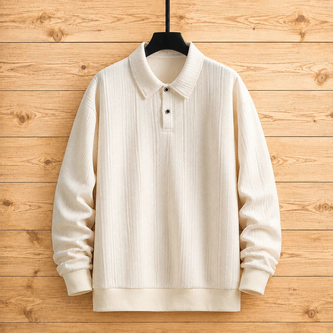 Classic Collared Knit Sweater
