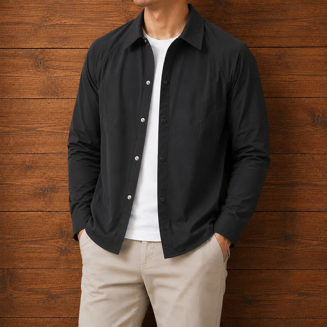 Classic Collared Utility Jacket