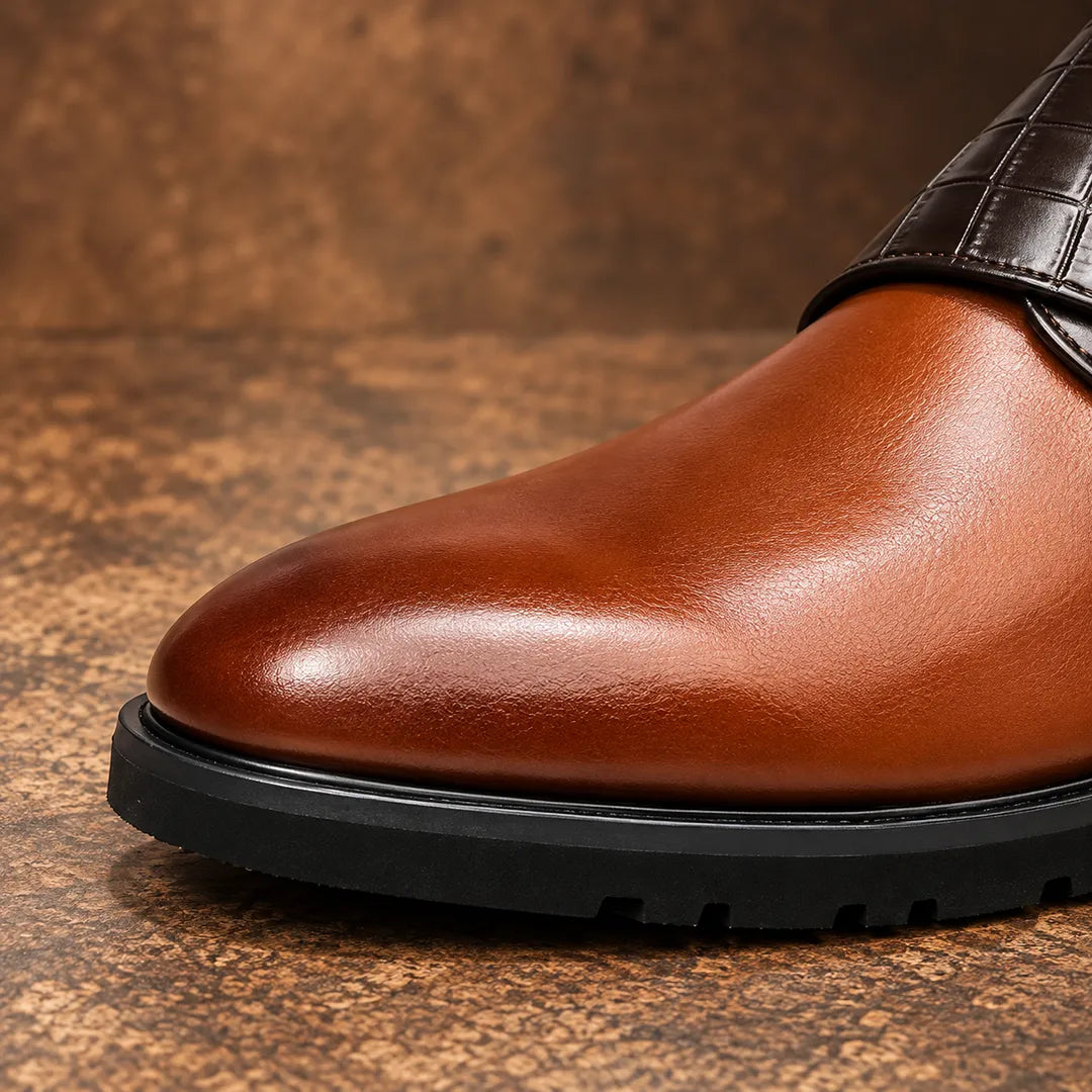 Classic Double Buckle Shoes