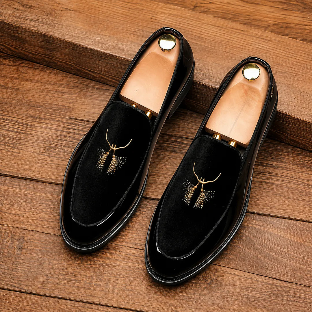 Classic Embroidered Loafers