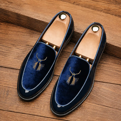 Classic Embroidered Loafers
