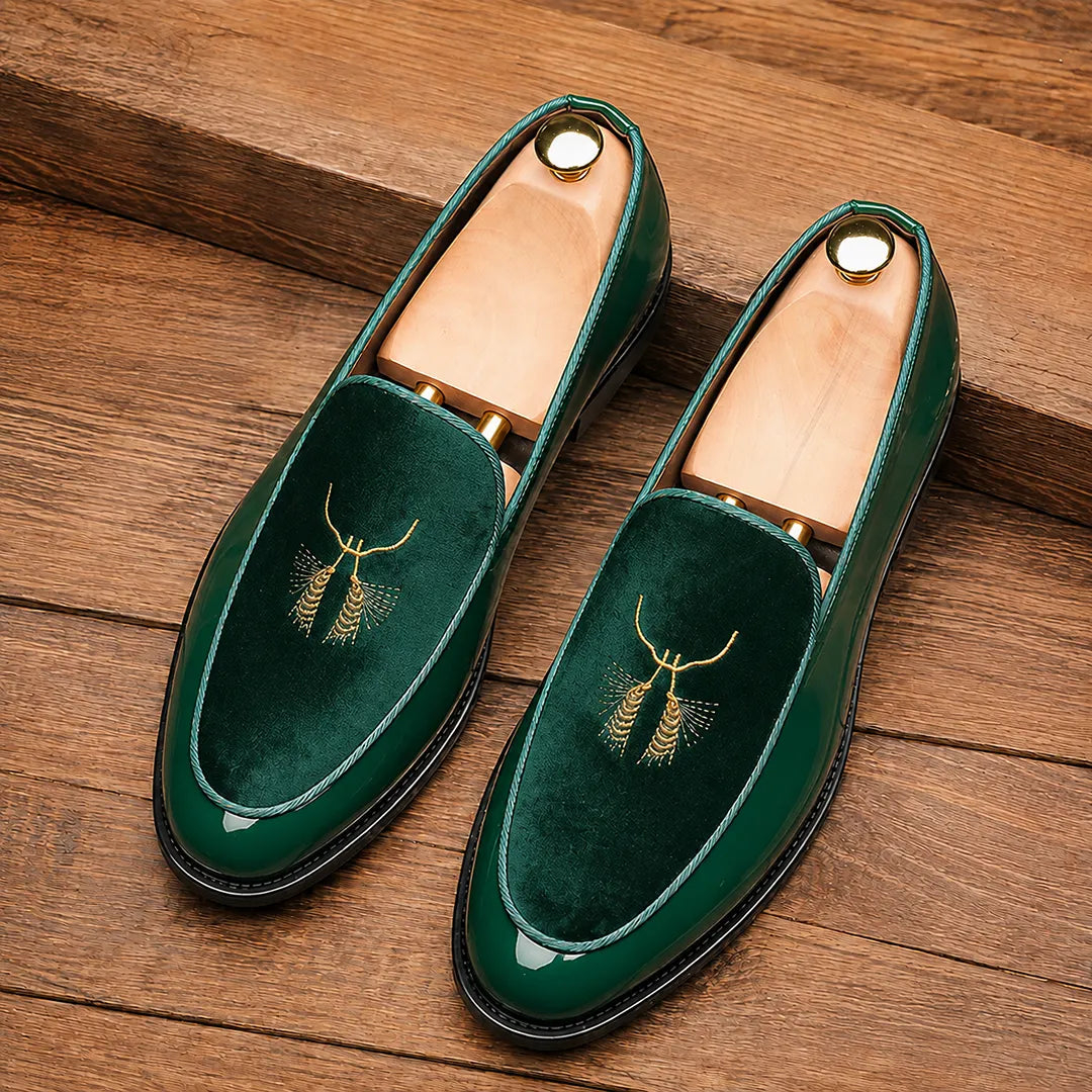 Classic Embroidered Loafers