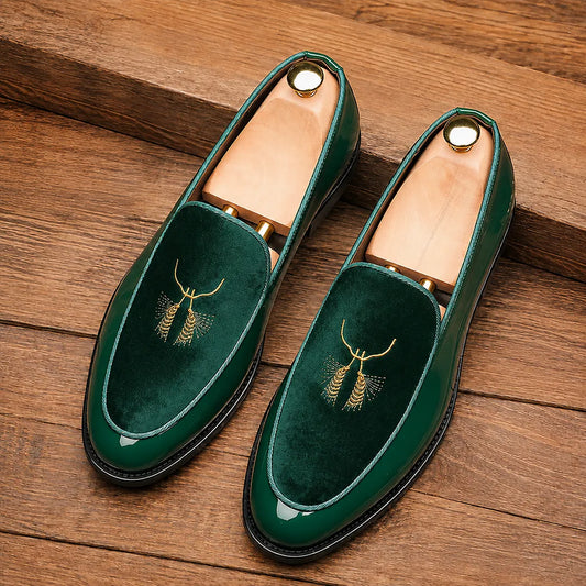 Classic Embroidered Loafers