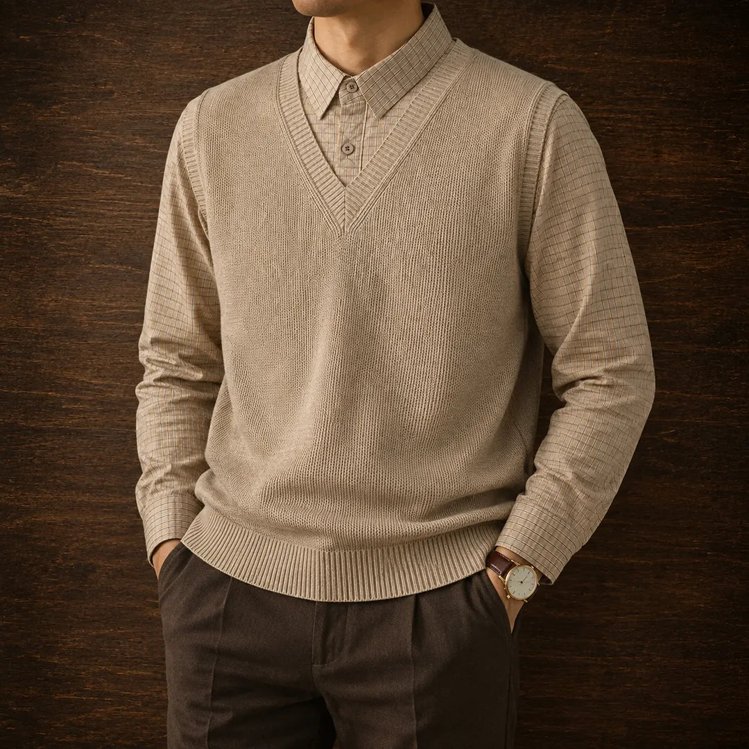 Classic Layered Sweater