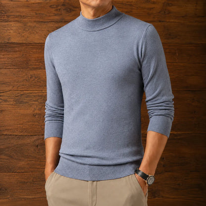 Classic Mock Neck Sweater