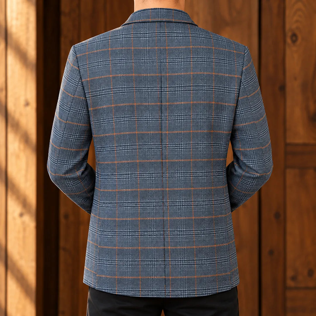 Classic Plaid Blazer