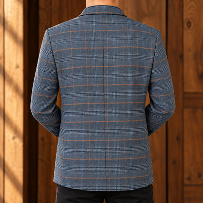 Classic Plaid Blazer