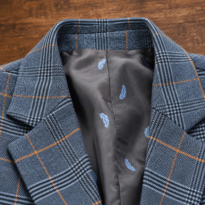 Classic Plaid Blazer