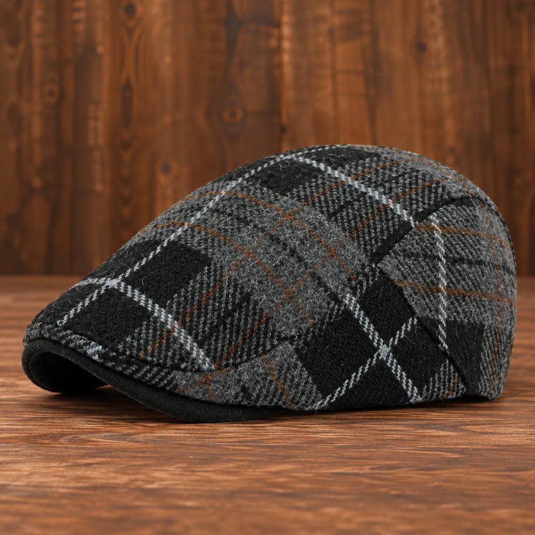 Classic Plaid Flat Cap