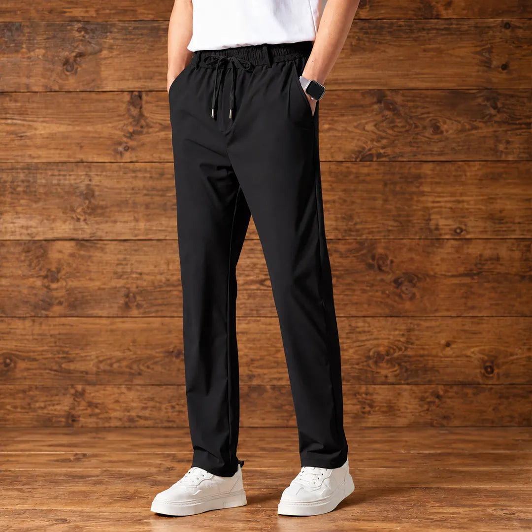 Classic Straight-Cut Pants
