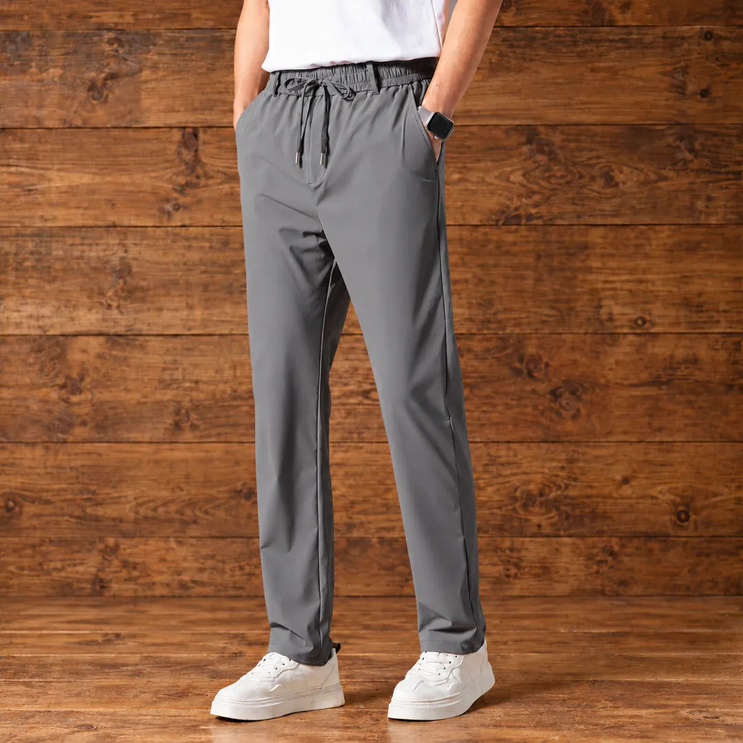 Classic Straight-Cut Pants