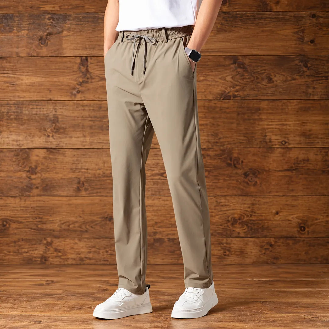 Classic Straight-Cut Pants