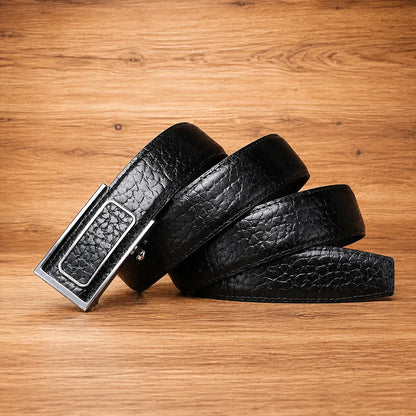 Classic Textured Buckle Belt