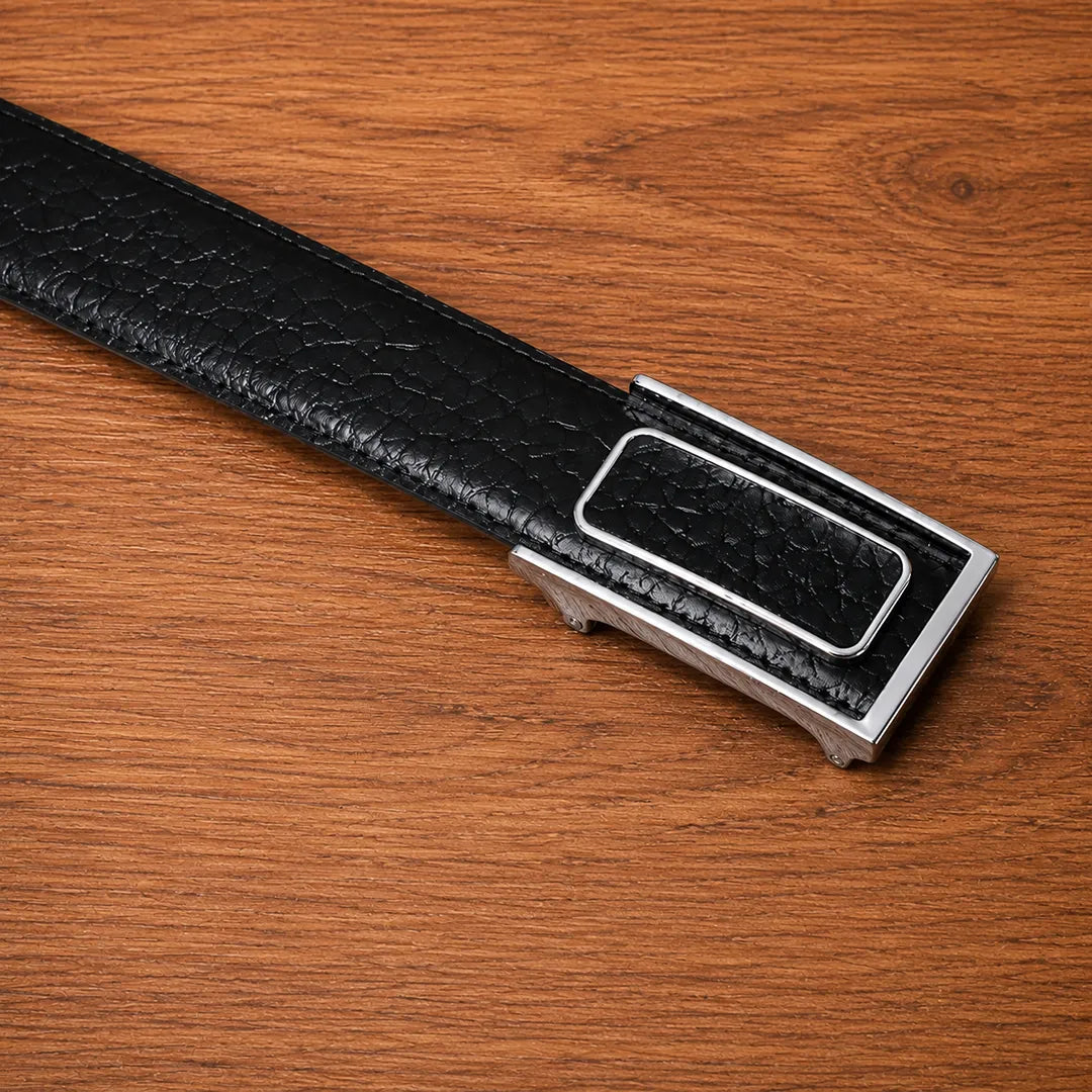 Classic Textured Buckle Belt