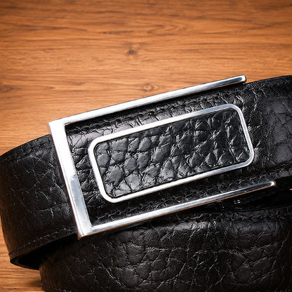 Classic Textured Buckle Belt