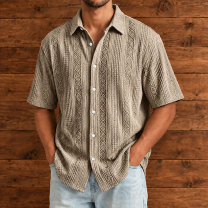 Classic Textured Button Shirt