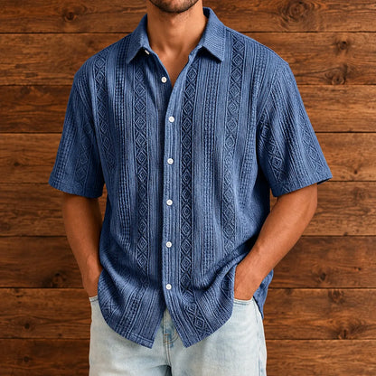Classic Textured Button Shirt
