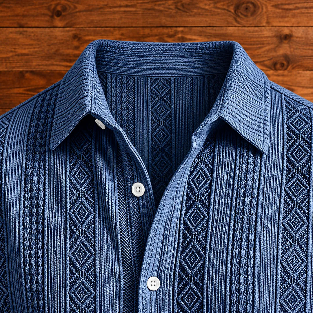 Classic Textured Button Shirt