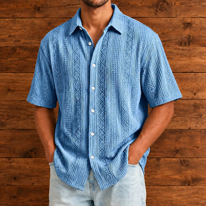 Classic Textured Button Shirt