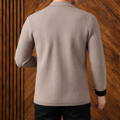 Classic Textured Cardigan