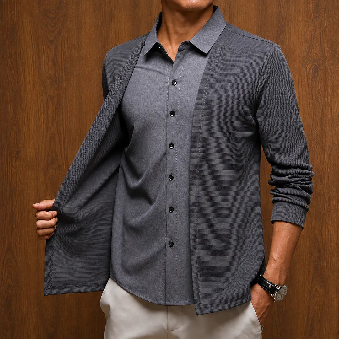 Classic Textured Casual Cardigan