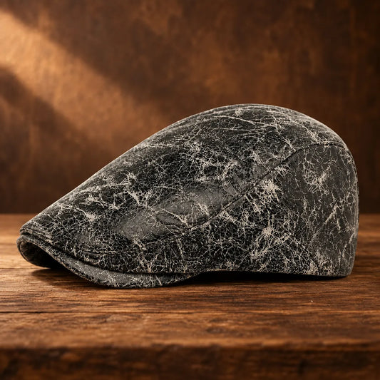 Classic Textured Flat Cap