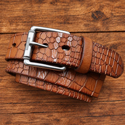 Classic Textured Waist Belt