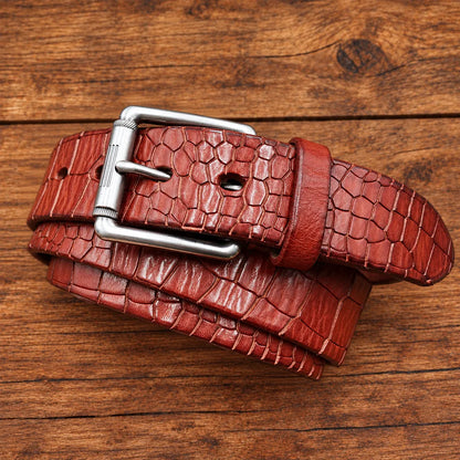 Classic Textured Waist Belt