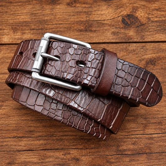 Classic Textured Waist Belt