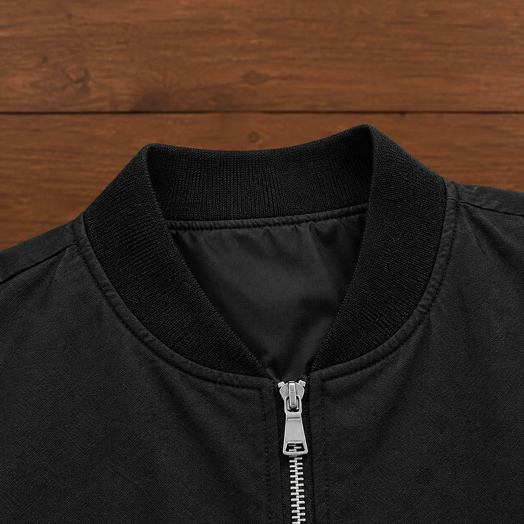 Classic Zip Bomber Jacket