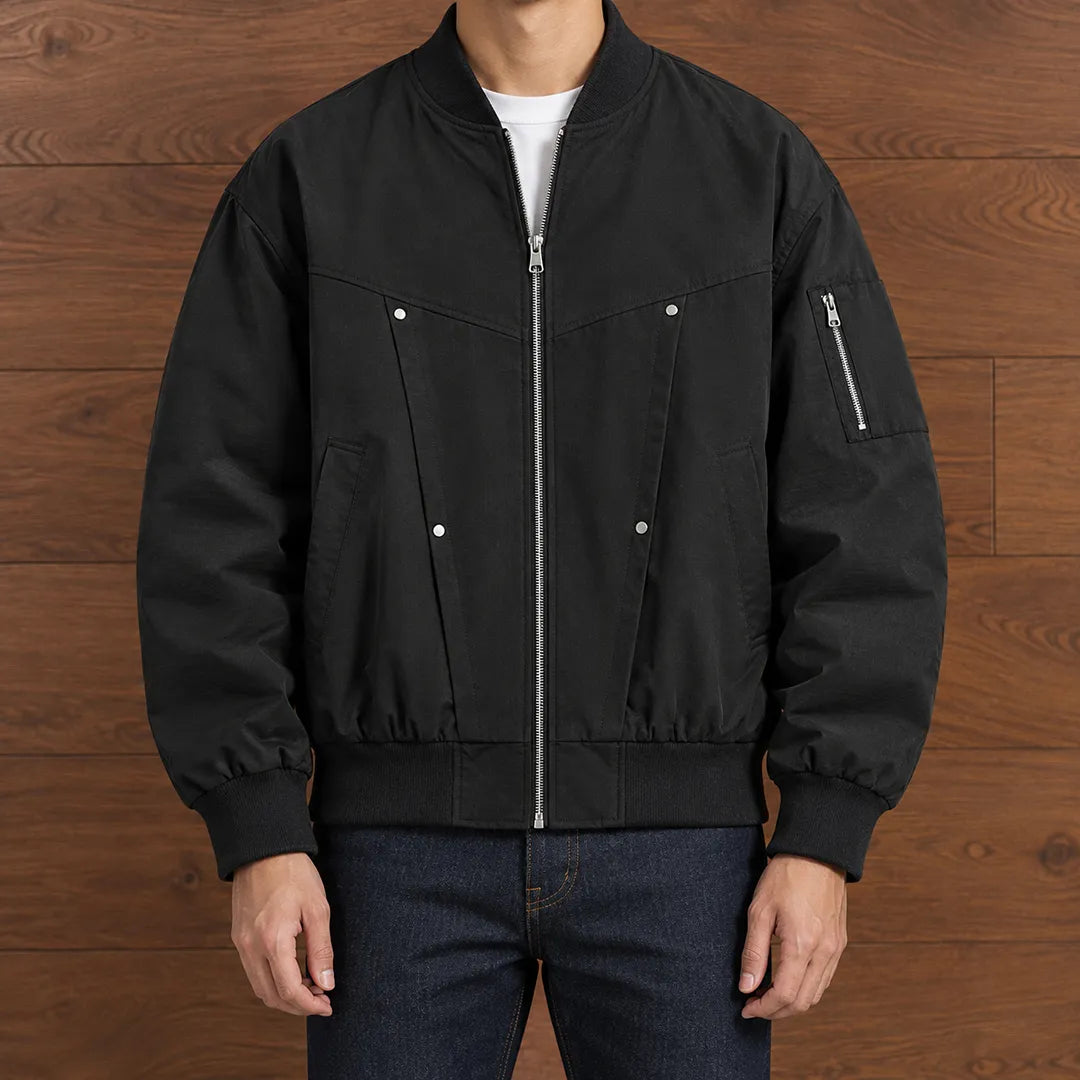 Classic Zip Bomber Jacket