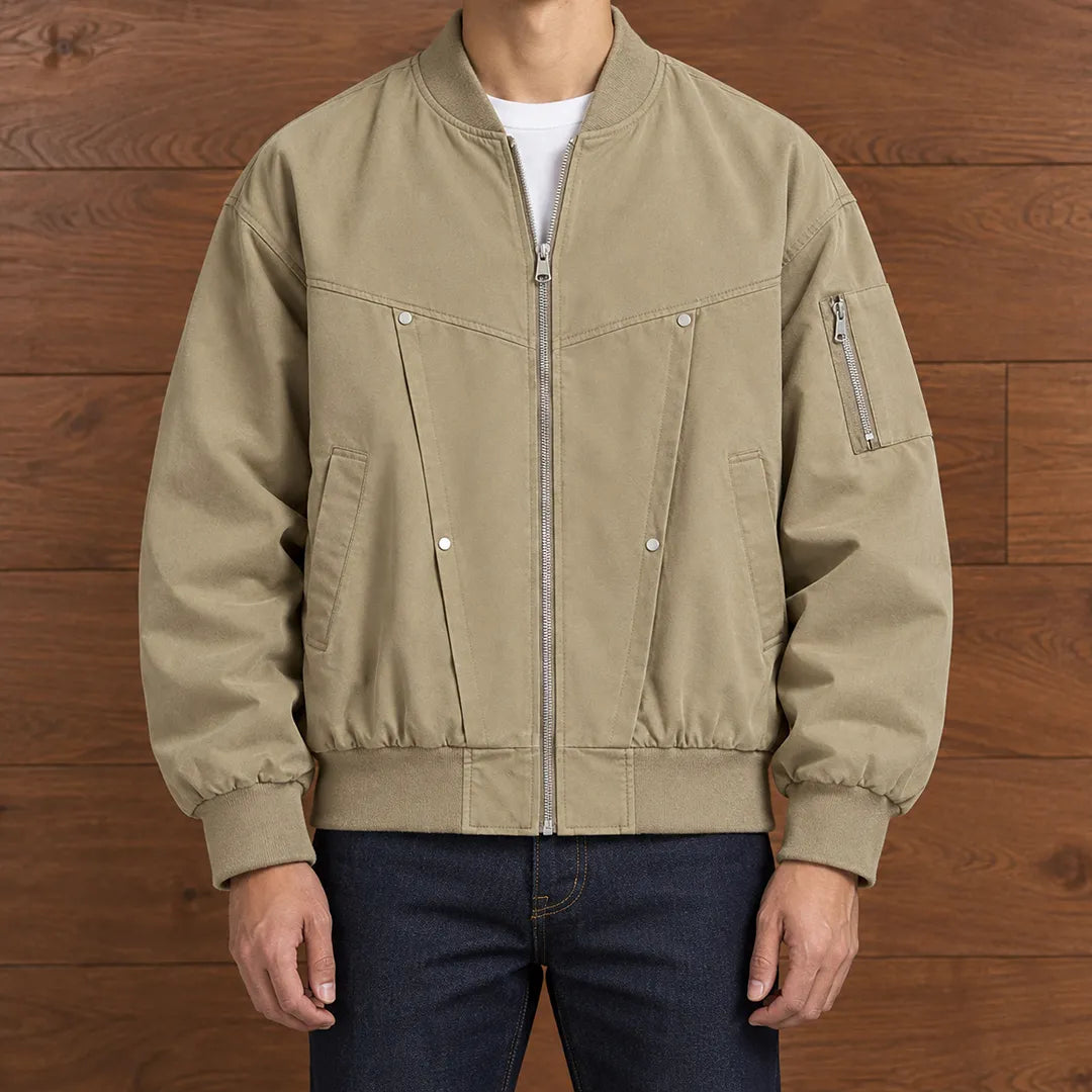 Classic Zip Bomber Jacket