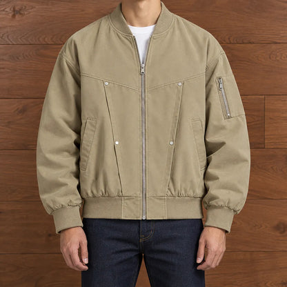 Classic Zip Bomber Jacket