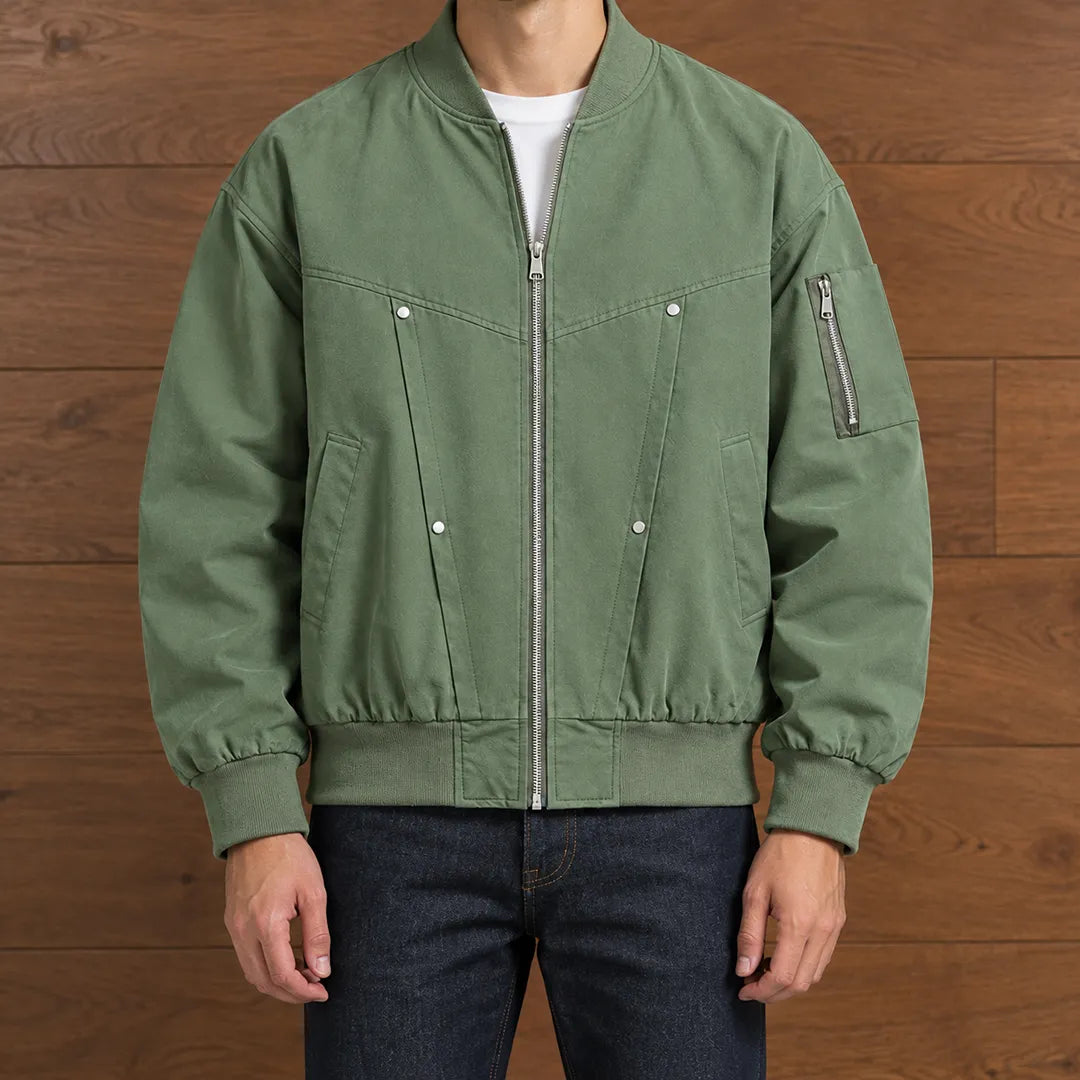 Classic Zip Bomber Jacket