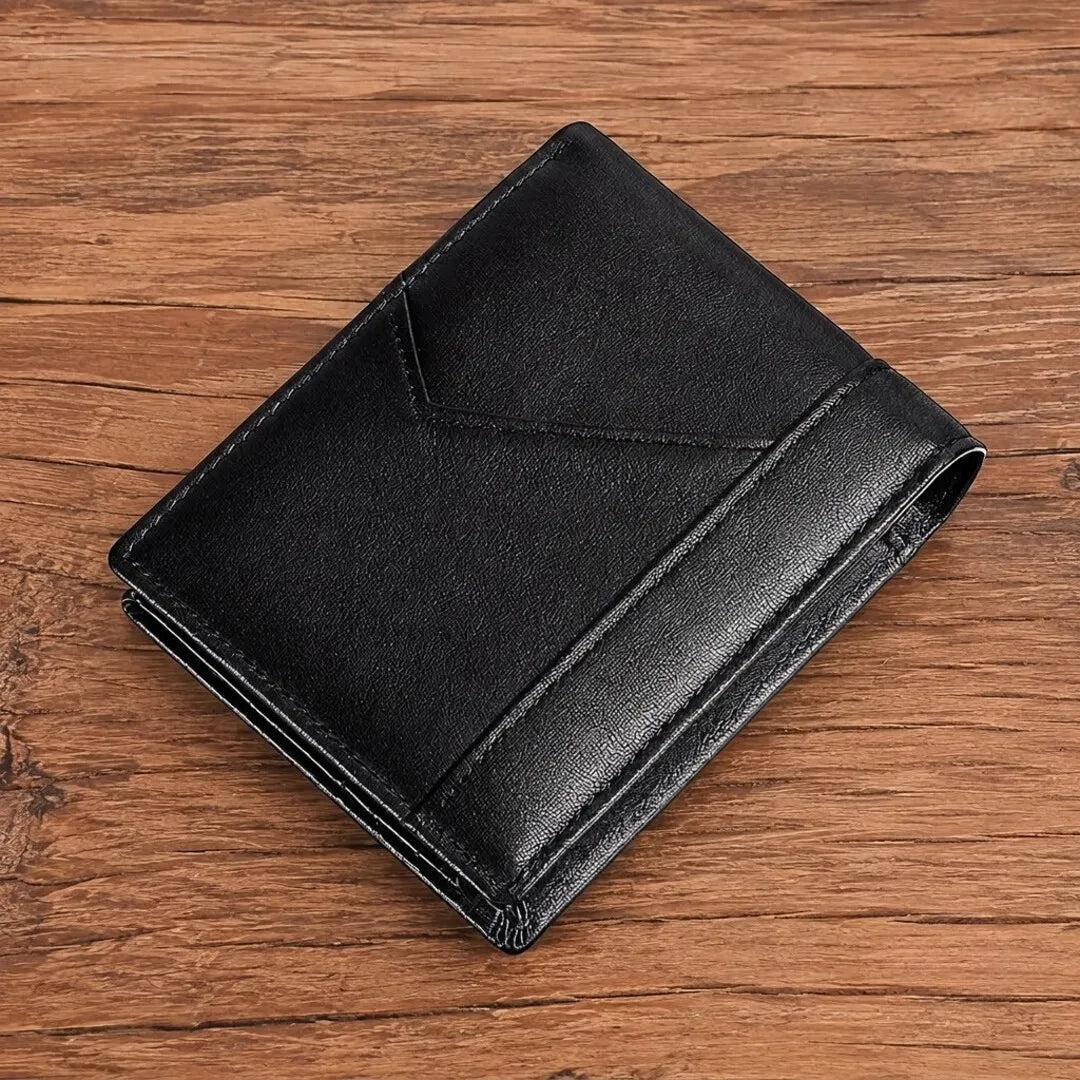 Compact Leather Bifold Wallet