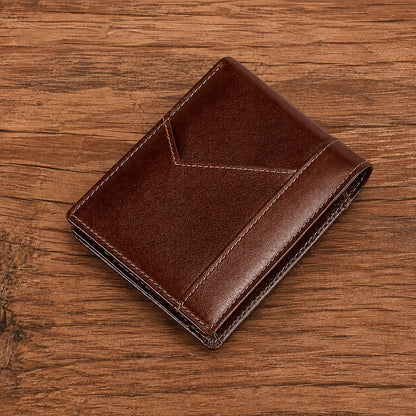 Compact Leather Bifold Wallet