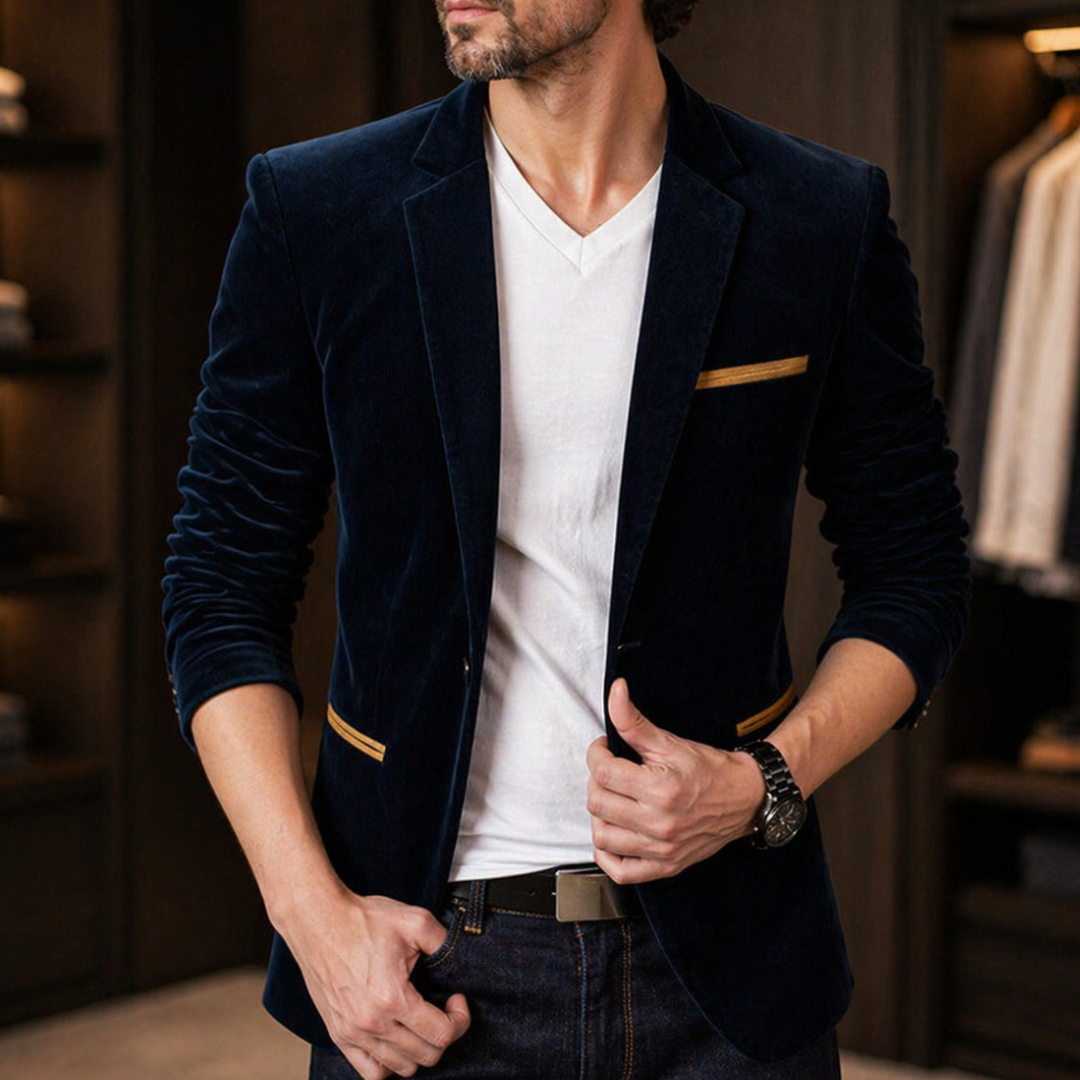 Classic Velvet Blazer