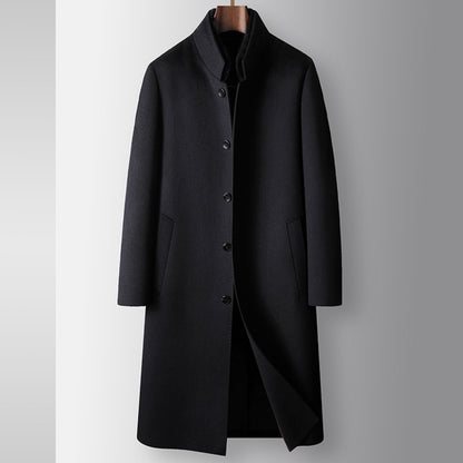 ELEGANT CLASSIC WOOL OVERCOAT