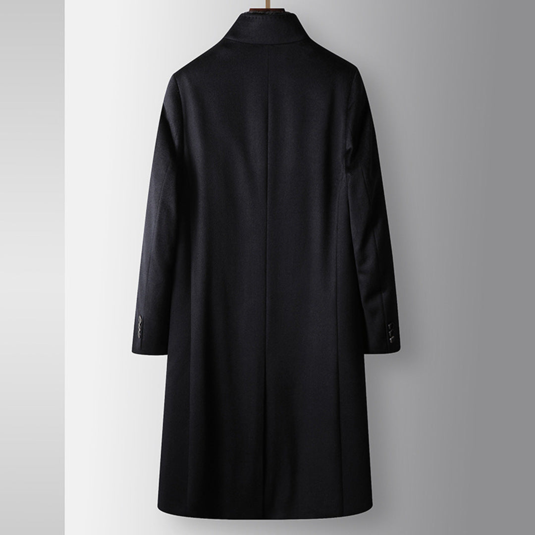 ELEGANT CLASSIC WOOL OVERCOAT