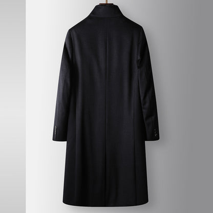 ELEGANT CLASSIC WOOL OVERCOAT