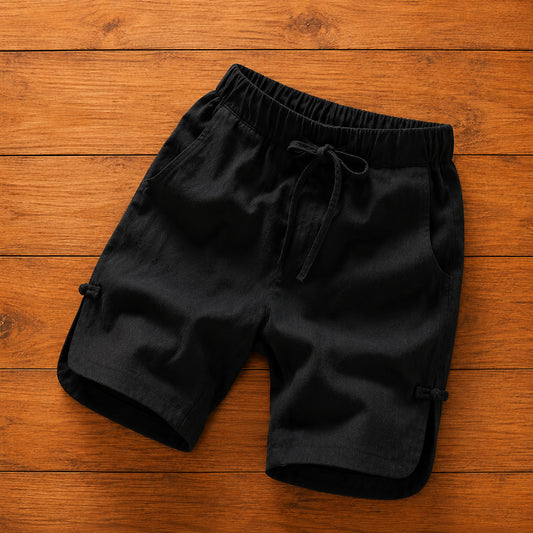 Elastic Waist Casual Shorts