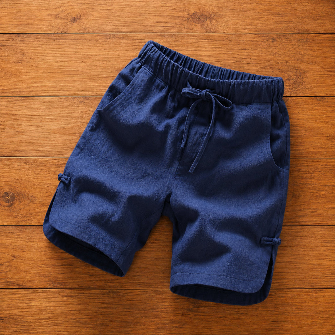 Elastic Waist Casual Shorts