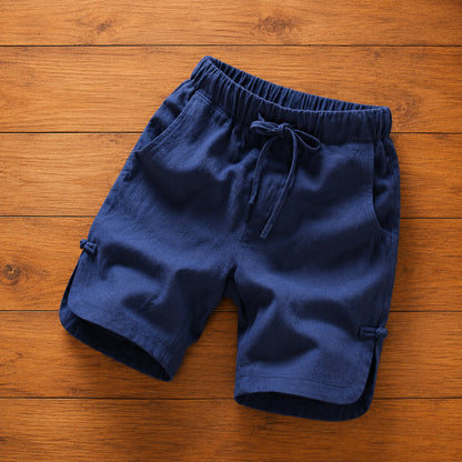 Elastic Waist Casual Shorts